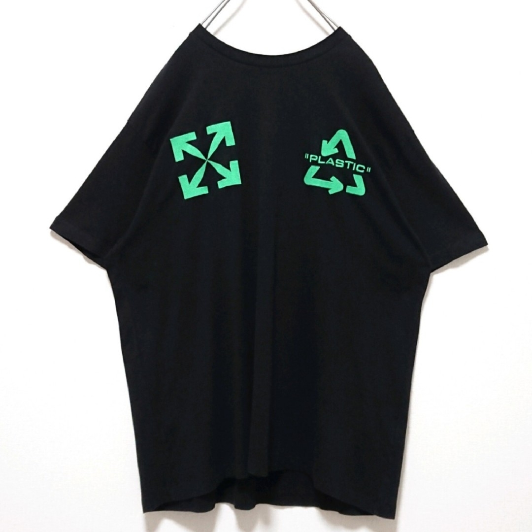Off-White - 希少 オフホワイト 両面 刺繍 ロゴ ブラック Off-White - 希少 オフホワイト 両面 刺繍 ロゴ ブラック