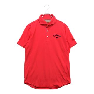 キャロウェイ(Callaway)のcoco 中古 キャロウェイ Callaway メンズ 半袖ポロシャツ L 濃ピンク 総柄(ウエア)