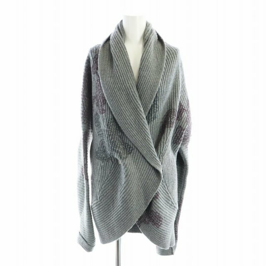 ETRO - エトロ ニットカーディガン 長袖 総柄 ショールカラー ETRO - エトロ ニットカーディガン 長袖 総柄 ショールカラー