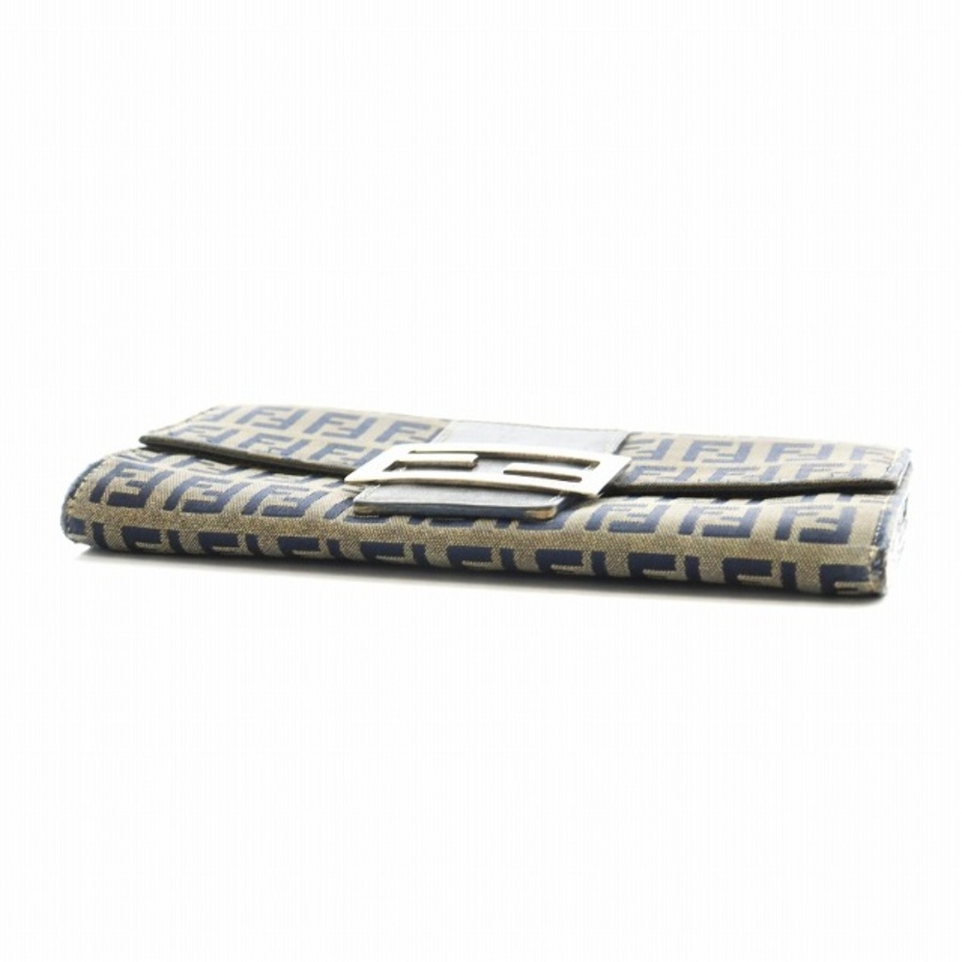 FENDI - FENDI ズッキーノ マンマ 長財布 二つ折り 小銭入れ FENDI - FENDI ズッキーノ マンマ 長財布 二つ折り 小銭入れ