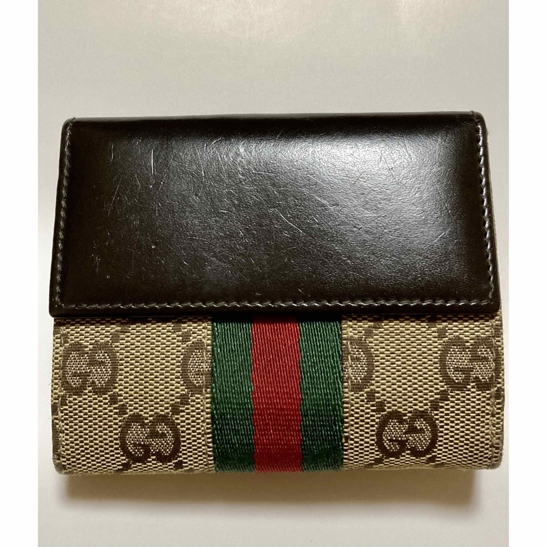 GUCCI - GUCCI グッチ 折り財布 シェリーライン ジャッキー GG GUCCI - GUCCI グッチ 折り財布 シェリーライン ジャッキー GG