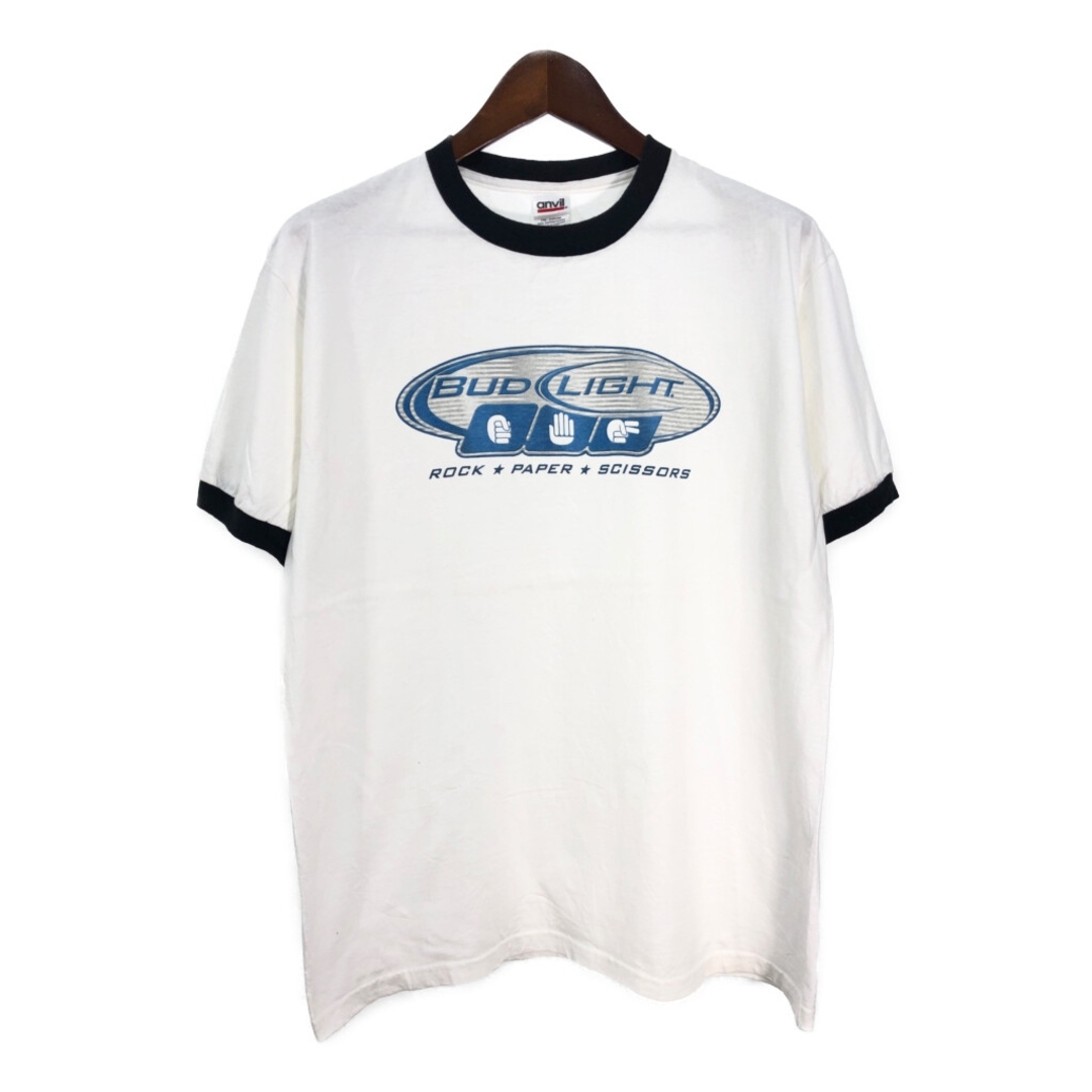 anvil アンビル Bud Light バドライト リンガーTシャツ anvil アンビル Bud Light バドライト リンガーTシャツ
