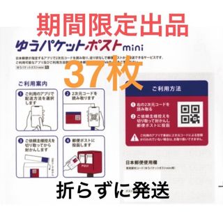 【期間限定】ゆうパケットポストmini  専用封筒　37枚(印刷物)