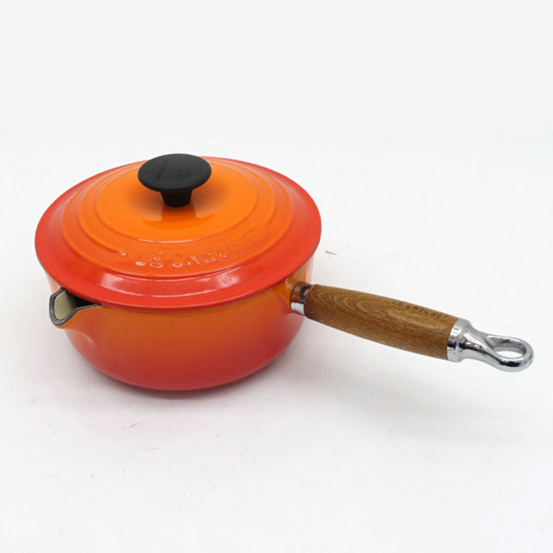 ル・クルーゼ ◇【キッチン】LE CREUSET ソースパン オレンジ ル・クルーゼ ◇【キッチン】LE CREUSET ソースパン オレンジ