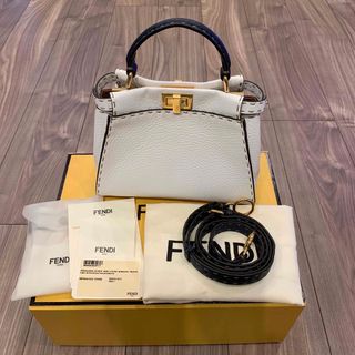 FENDI - ☆フェンディ ハンドバッグ ヴェルサーチェ コラボ ミニ FENDI - ☆フェンディ ハンドバッグ ヴェルサーチェ コラボ ミニ