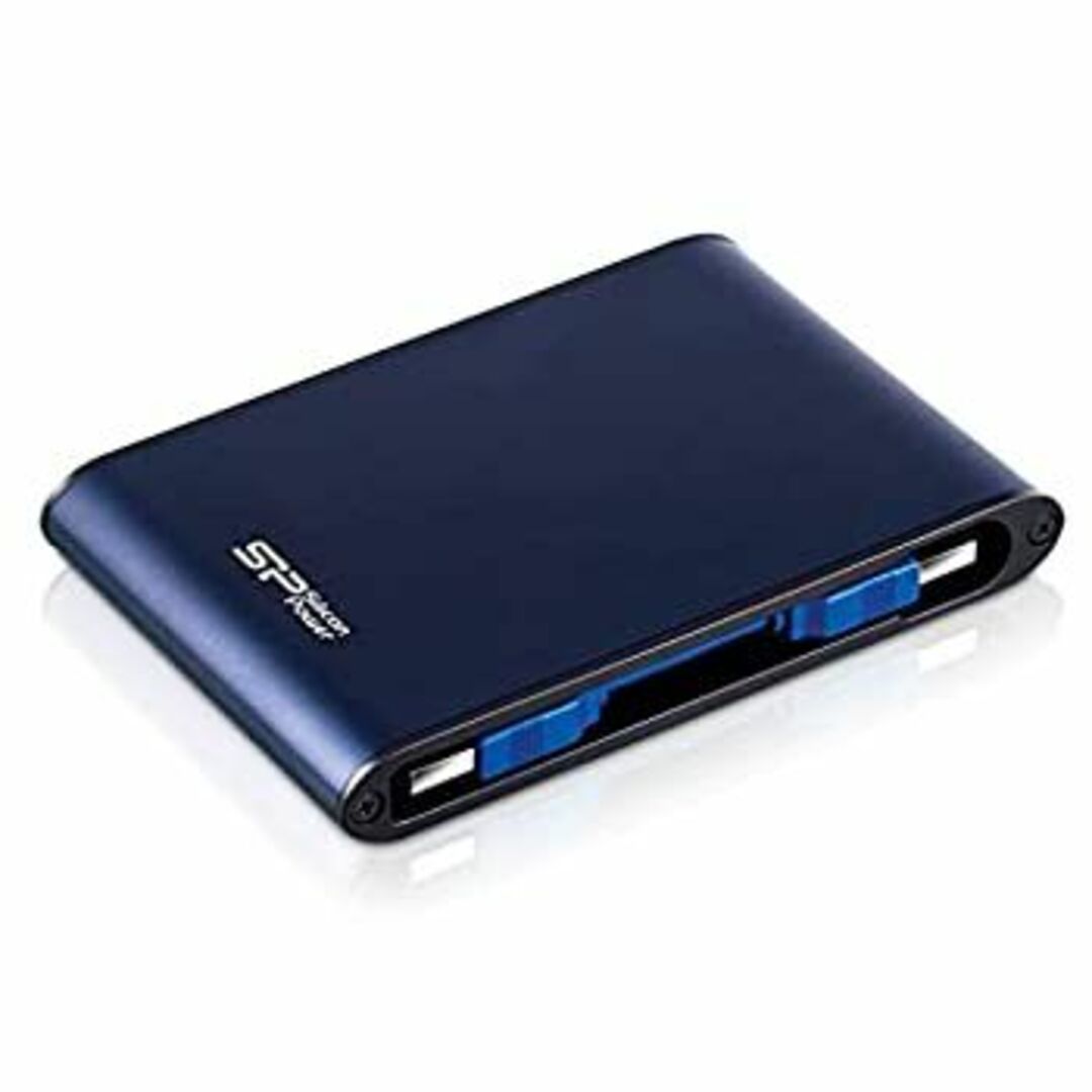 シリコンパワー ポータブルHDD 2TB 2.5インチ USB3.0/2.0対応 耐衝撃 防水 Armor A80 SP020TBPHDA80S3B スマホ/家電/カメラのPC/タブレット(その他)の商品写真