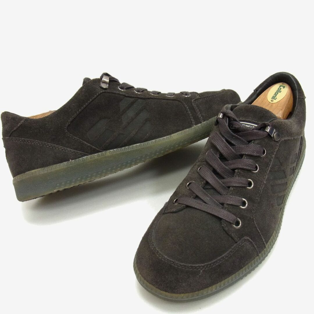 EMPORIO ARMANI - 極美品☆ARMANI アルマーニ レザースニーカー EMPORIO ARMANI - 極美品☆ARMANI アルマーニ レザースニーカー