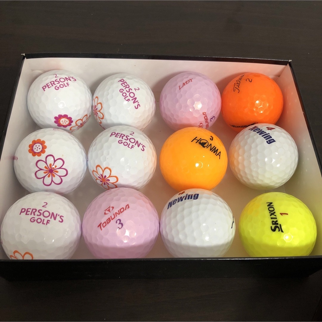 PERSON'S(パーソンズ)のゴルフボール 12個セット まとめ売り スポーツ/アウトドアのゴルフ(その他)の商品写真