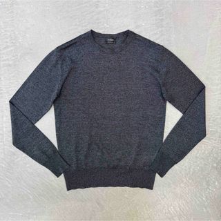 JIL SANDER - ジルサンダー ニット グレー 44 Jil Sander クルー JIL SANDER - ジルサンダー ニット グレー 44 Jil Sander クルー