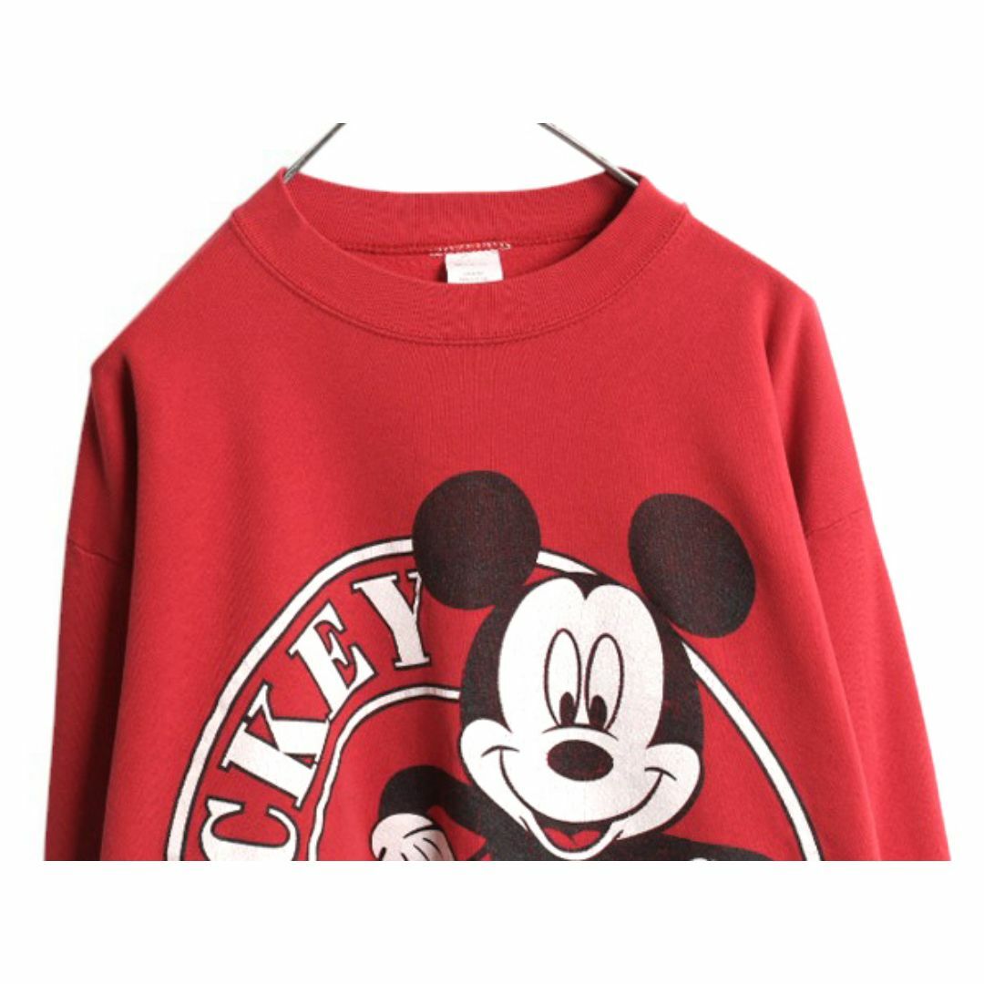90s USA製 ミッキー プリント スウェット メンズ レディース XL 90s USA製 ミッキー プリント スウェット メンズ レディース XL