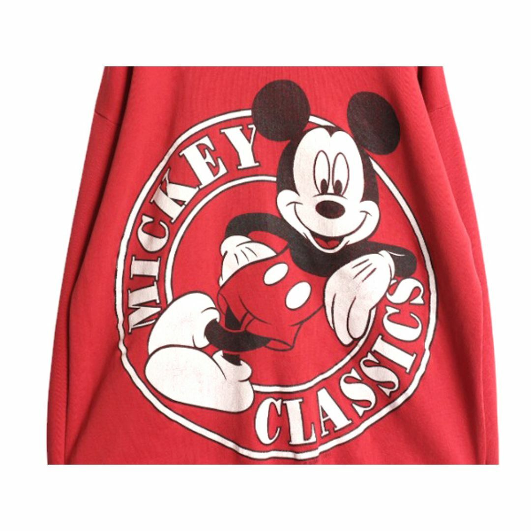90s USA製 ミッキー プリント スウェット メンズ レディース XL 90s USA製 ミッキー プリント スウェット メンズ レディース XL
