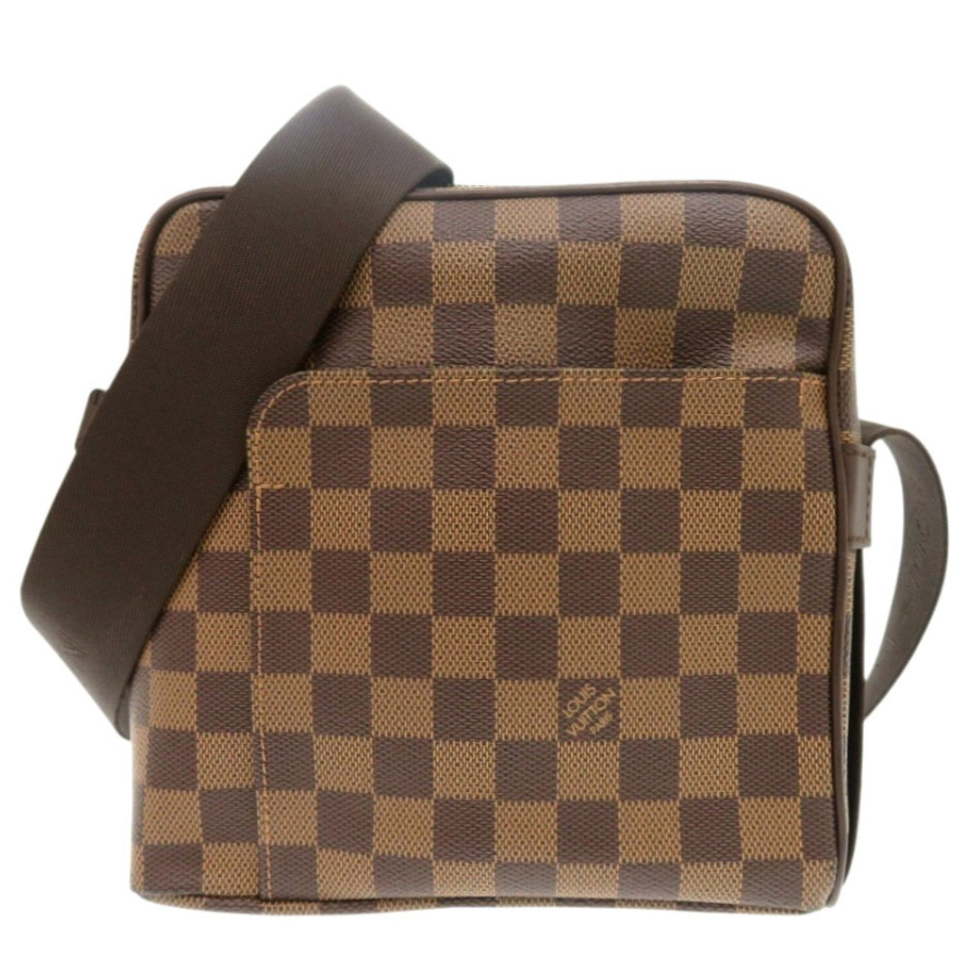 LOUIS VUITTON - 美品 ルイ ヴィトン オラフPM N41442 ダミエキャンバス エベヌ ショルダーバッグ LV 1227【中古】LOUIS VUITTON