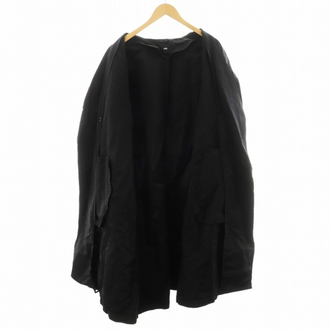 HARE - ハレ コート ロング丈 ベスト付き ナイロン F 黒 HARE - ハレ コート ロング丈 ベスト付き ナイロン F 黒