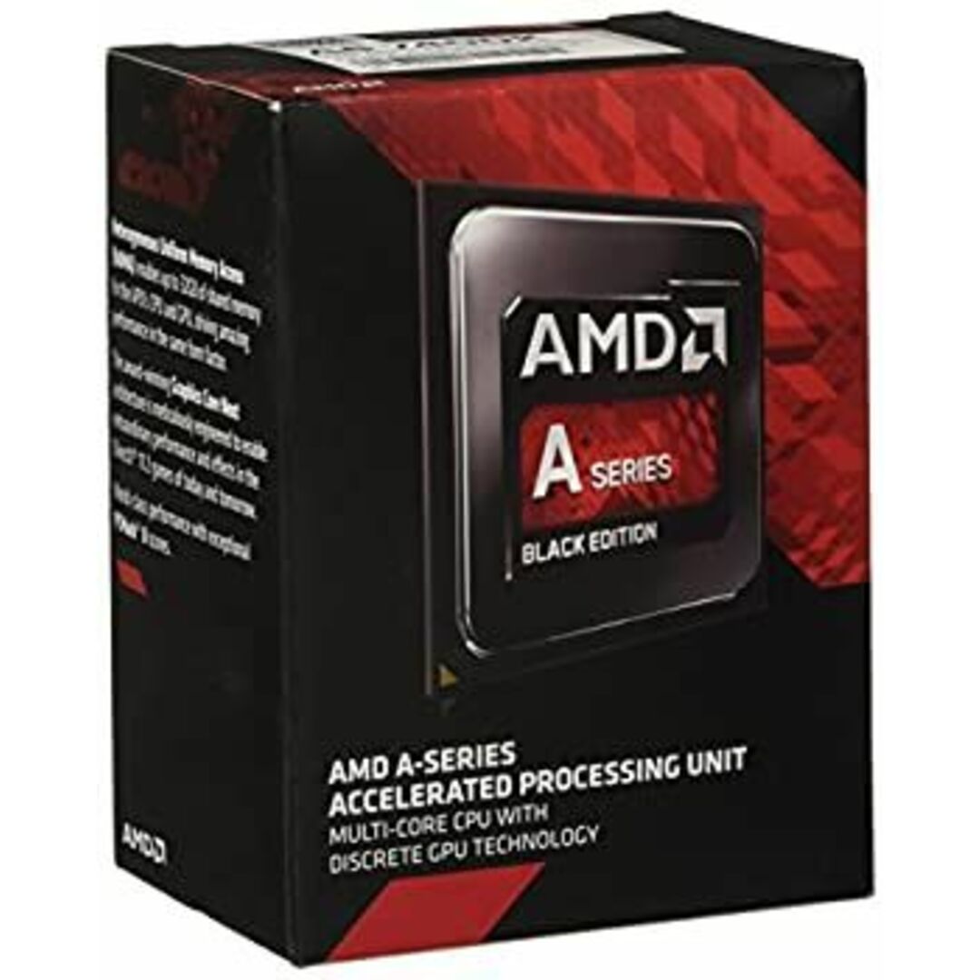 AMD A-series プロセッサ A6 7400K Black Edition Socket FM2+ AD740KYBJABOX スマホ/家電/カメラのPC/タブレット(PCパーツ)の商品写真