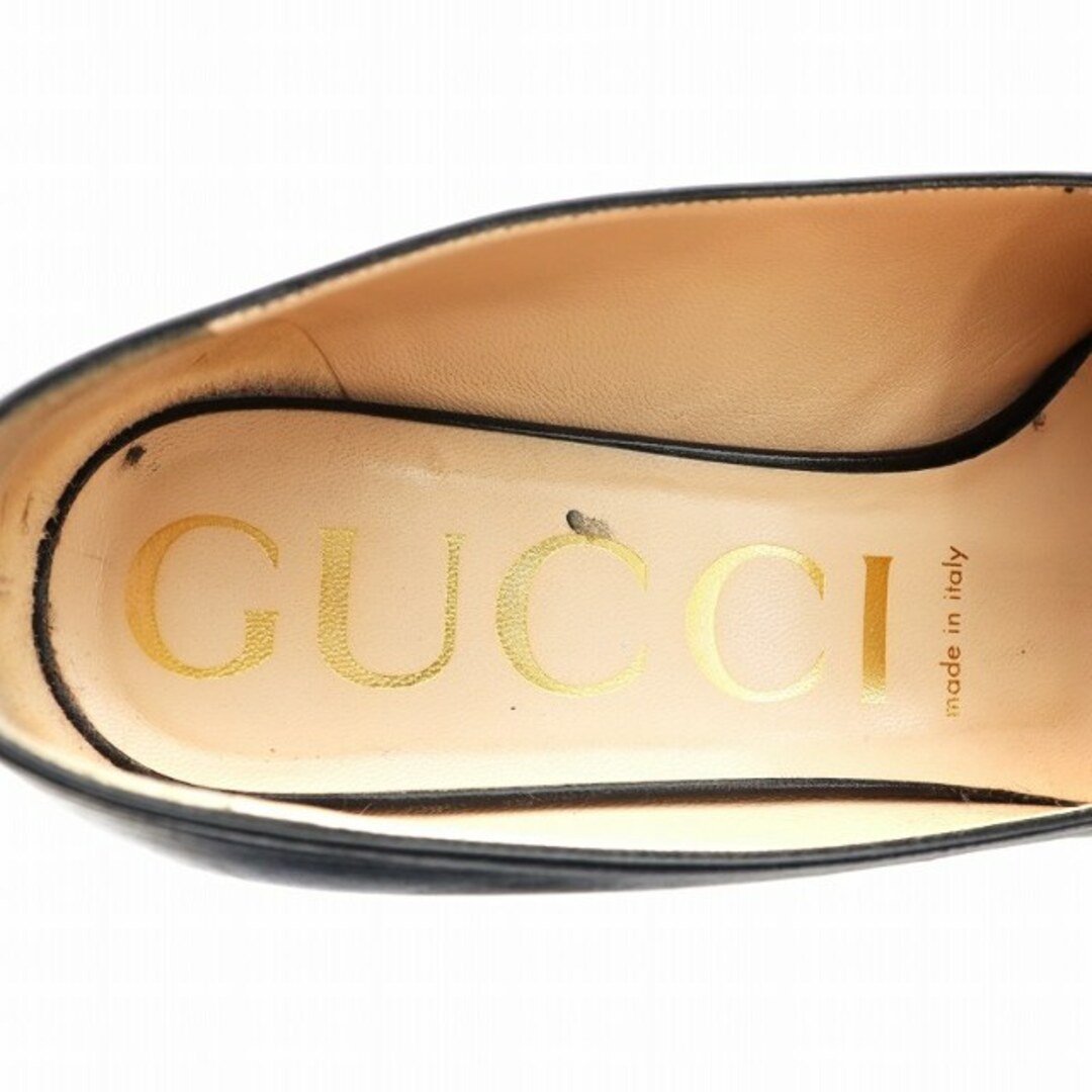 GUCCI - グッチ シルヴィー パンプス チャンキーヒール スクエア GUCCI - グッチ シルヴィー パンプス チャンキーヒール スクエア