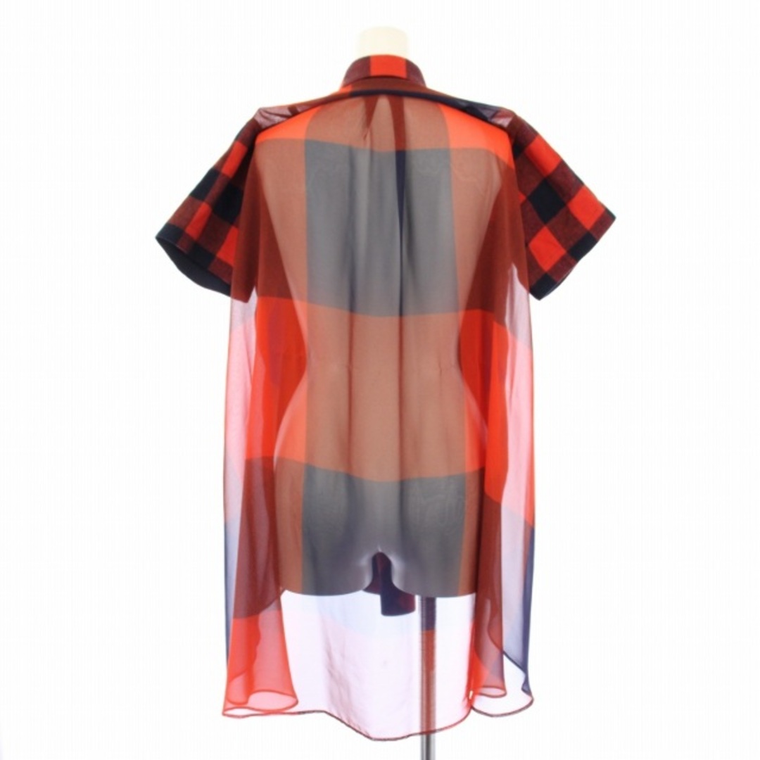 sacai - サカイ sacai シャツ ブロックチェック 半袖 切替 sacai - サカイ sacai シャツ ブロックチェック 半袖 切替