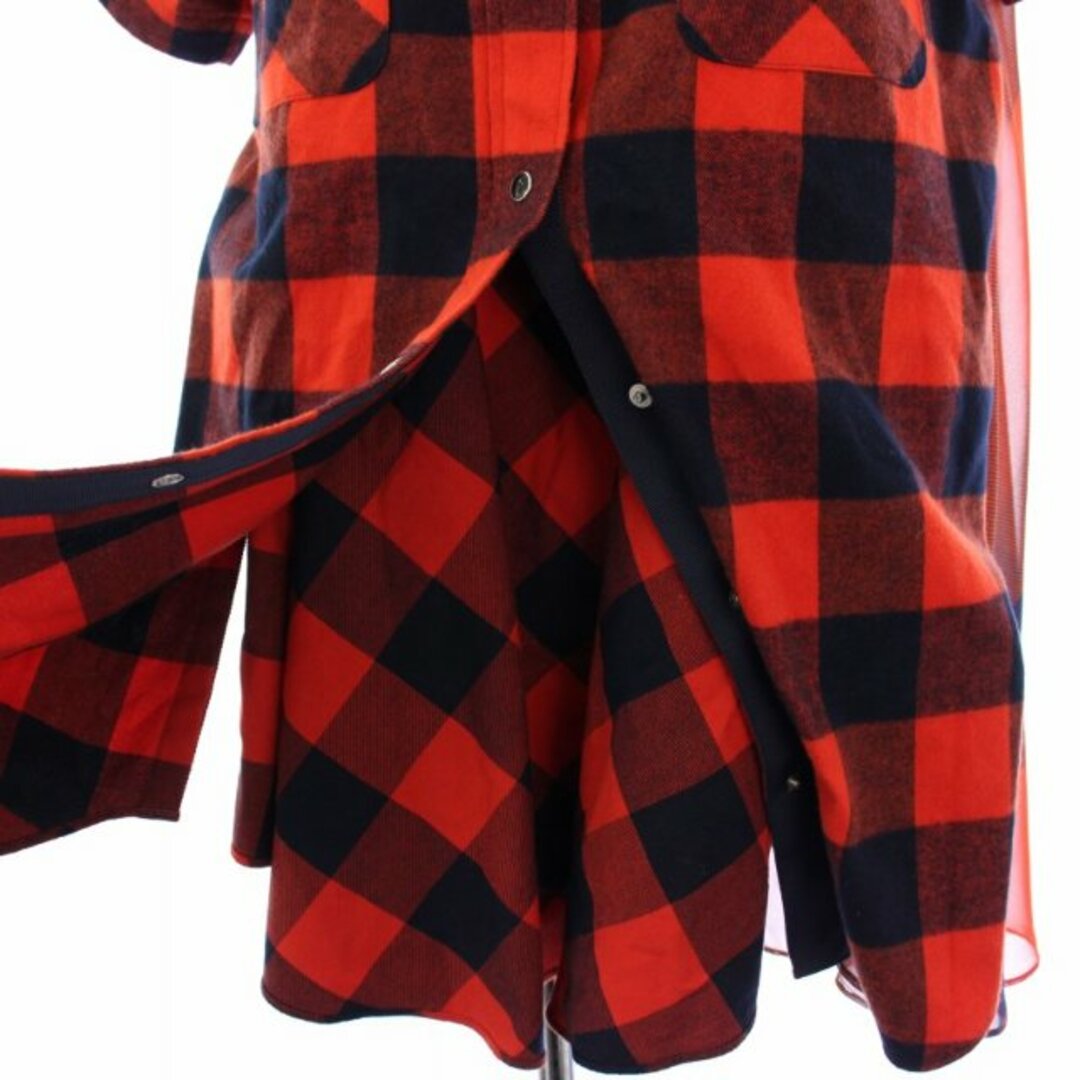 sacai - サカイ sacai シャツ ブロックチェック 半袖 切替 sacai - サカイ sacai シャツ ブロックチェック 半袖 切替