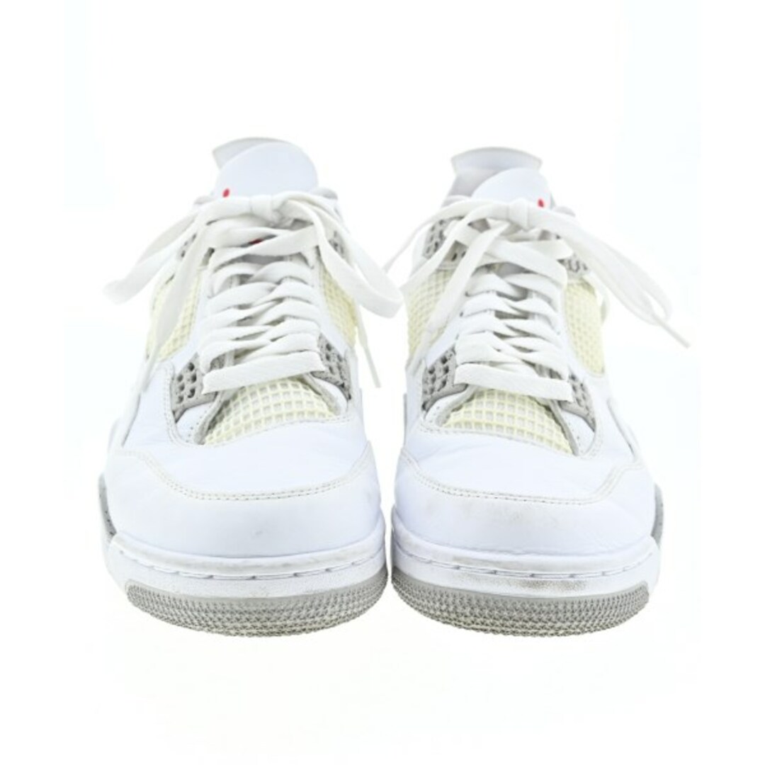 NIKE - NIKE ナイキ スニーカー 27cm 白xグレー 【古着】【中古 NIKE - NIKE ナイキ スニーカー 27cm 白xグレー 【古着】【中古