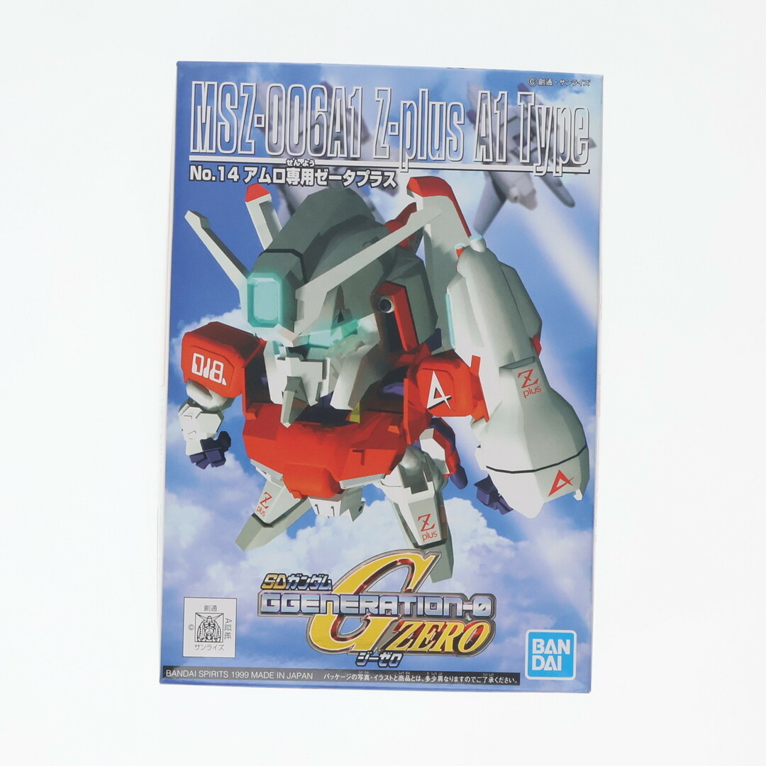BANDAI(バンダイ)のアムロ専用ゼータプラス SDガンダム G-GENERATION-0(ジージェネレーション・ゼロ) シリーズNo.14 プラモデル(5060787) バンダイスピリッツ エンタメ/ホビーのおもちゃ/ぬいぐるみ(プラモデル)の商品写真