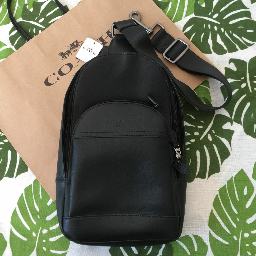 COACH - ＜新品＞COACH/コーチボディーバッグ F49312 ブラック クロスボディー