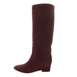 JIMMY CHOO - ジミーチュウ スエード ロングブーツ 36 エンジの JIMMY CHOO - ジミーチュウ スエード ロングブーツ 36 エンジの