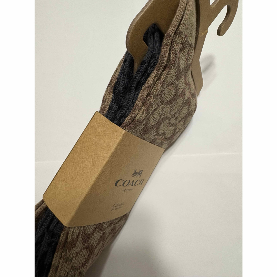 COACH - 新品☆ コーチ COACH 靴下 シグネチャー カーフ COACH - 新品☆ コーチ COACH 靴下 シグネチャー カーフ