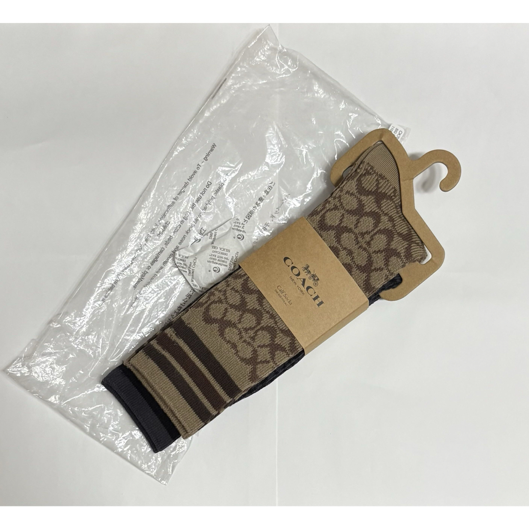 COACH - 新品☆ コーチ COACH 靴下 シグネチャー カーフ COACH - 新品☆ コーチ COACH 靴下 シグネチャー カーフ