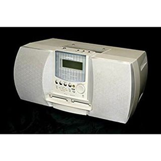 Victor ビクター JVC NS-X77WMD-W ホワイト コンパクトコンポーネントMDシステム ダブルMDデッキ(CD/MDデッキ)(ラジカセ形状) d2ldlup(その他)