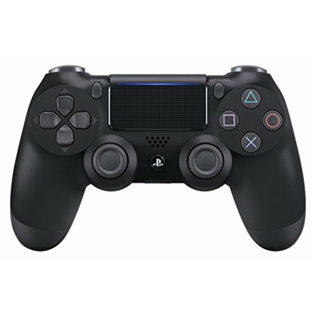 【純正品】ワイヤレスコントローラー (DUALSHOCK 4) ジェット・ブラック (CUH-ZCT2J) エンタメ/ホビーのゲームソフト/ゲーム機本体(その他)の商品写真
