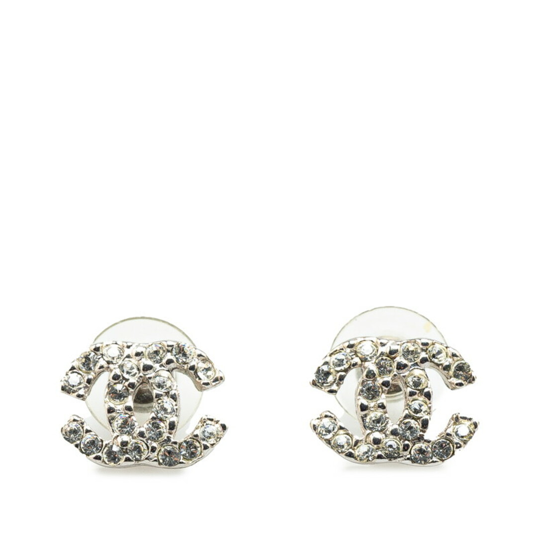 【冬バーゲン★特別送料無料!】 CHANEL - 美品 シャネル ココマーク ラインストーン ピアス ピアス