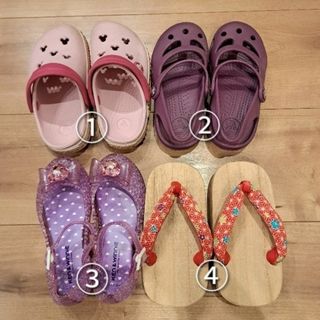 クロックス　サンダル　下駄　女の子　15cm　16cm　17cm(サンダル)