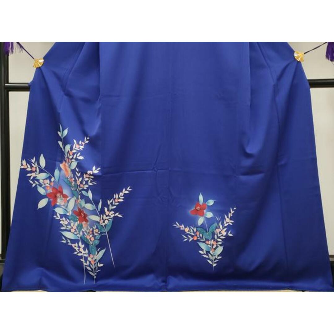 平和屋着物□訪問着 手描き 枝花文 暈し染め 正絹 逸品 平和屋着物□訪問着 手描き 枝花文 暈し染め 正絹 逸品