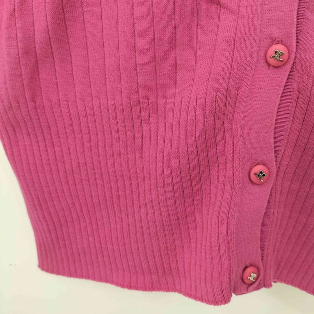 Courreges - courreges(クレージュ) ロゴボタン コットン クルー Courreges - courreges(クレージュ) ロゴボタン コットン クルー