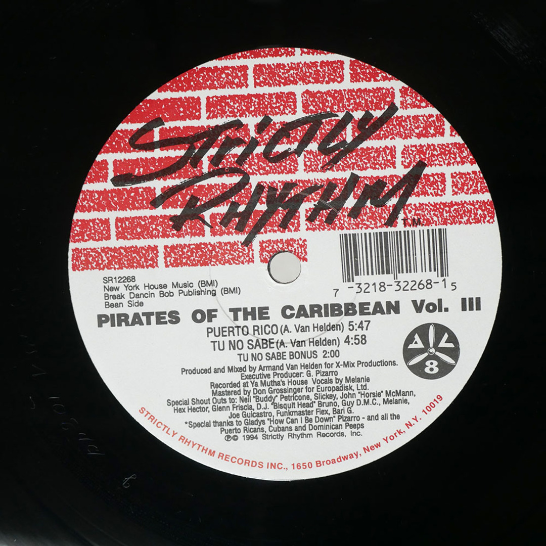 PIRATES OF THE CARIBBEAN/VOL.III/STRICTLY RHYTHM SR12268 12 PIRATES OF THE CARIBBEAN/VOL.III/STRICTLY RHYTHM SR12268 12