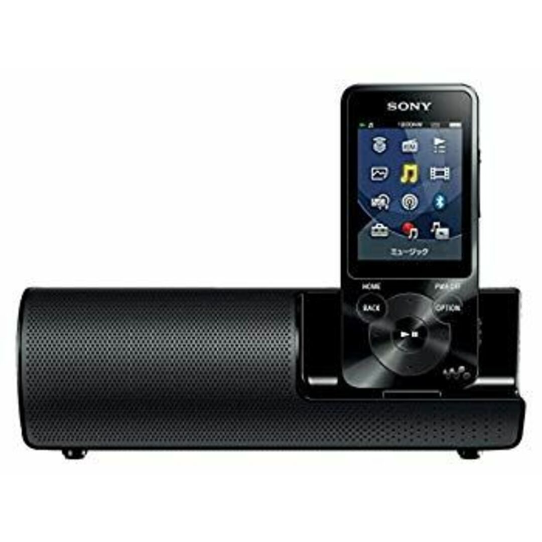 ソニー SONY ウォークマン Sシリーズ NW-S14K : 8GB Bluetooth対応 イヤホン/スピーカー付属 2014年モデル ブラック NW-S14K B d2ldlup スマホ/家電/カメラのオーディオ機器(ポータブルプレーヤー)の商品写真