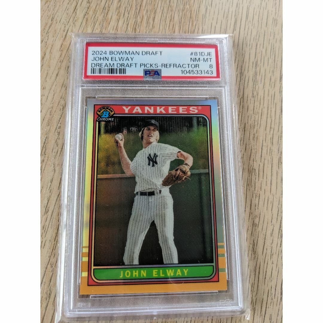 シングルカード Topps - 2024 Topps Bowman Draft John Elway PSA 8