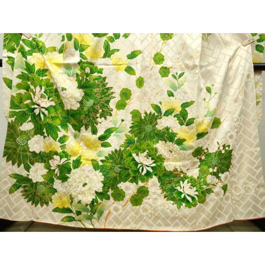 平和屋着物□豪華振袖 駒刺繍 草花文 金彩 正絹 逸品 CAAP1989ze 平和屋着物□豪華振袖 駒刺繍 草花文 金彩 正絹 逸品 CAAP1989ze