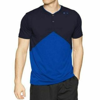 オークリー(Oakley)の(新品)OAKLEY　ヘンリーネック  Tシャツ(Tシャツ/カットソー(半袖/袖なし))