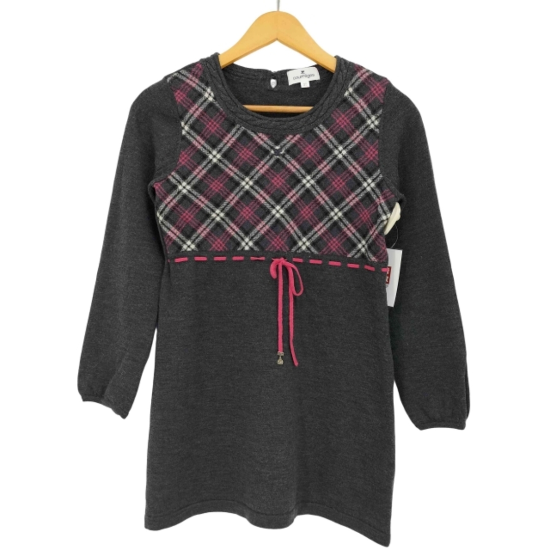 Courreges - courreges(クレージュ) チェック ウール ニット Courreges - courreges(クレージュ) チェック ウール ニット