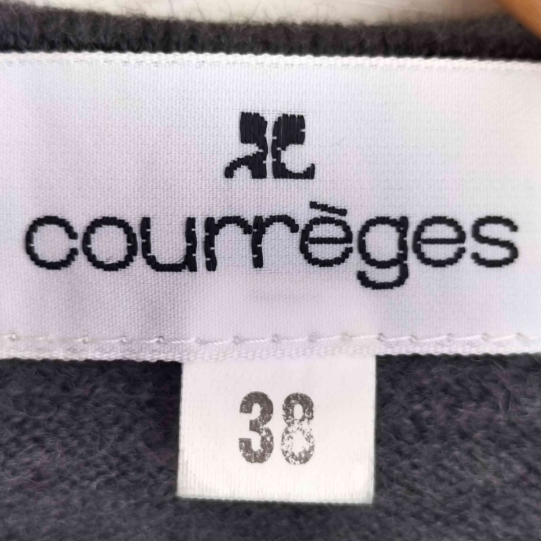 Courreges - courreges(クレージュ) チェック ウール ニット Courreges - courreges(クレージュ) チェック ウール ニット