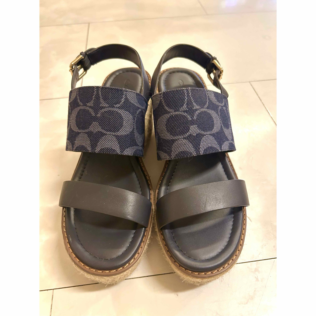 COACH - 美品☆コーチ サンダル ウェッジソールの通販 by まっ COACH - 美品☆コーチ サンダル ウェッジソールの通販 by まっ