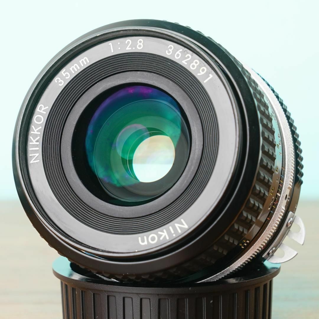 最先端 ニコン - Nikon New #91 オールドレンズ Ai改 f2.8 35mm Nikkor レンズ(単焦点)