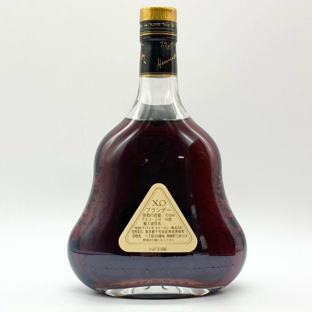 ヘネシー - ヘネシーXO クリアボトル 金キャップ 700ml 40%【O1 ヘネシー - ヘネシーXO クリアボトル 金キャップ 700ml 40%【O1