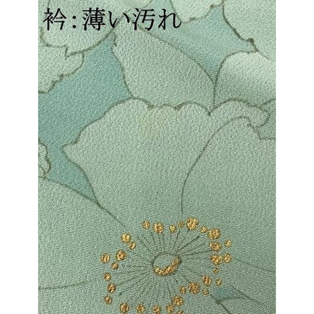 平和屋着物□上質な小紋 花尽くし文 金彩 鬼しぼ縮緬 正絹 逸品 平和屋着物□上質な小紋 花尽くし文 金彩 鬼しぼ縮緬 正絹 逸品