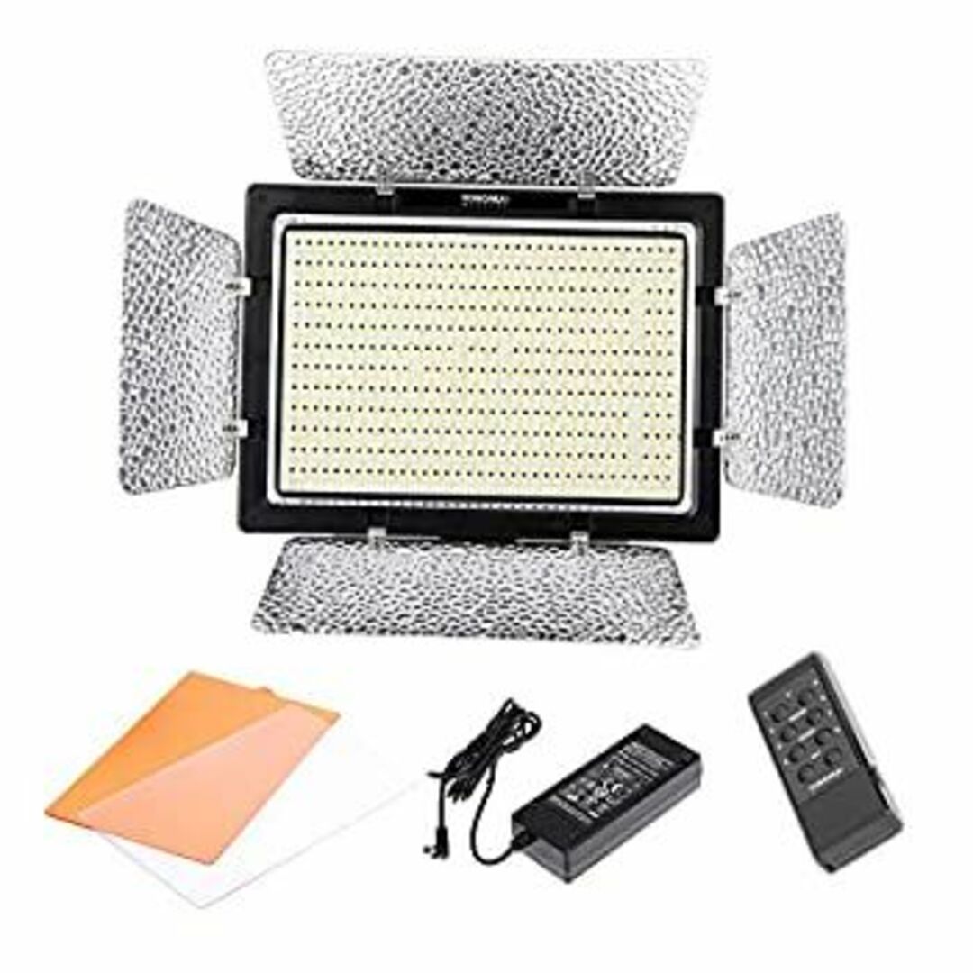 Yongnuo YN-900 LEDビデオライト900球のLEDを搭載 カメラ&ビデオカメラ用 (AC電源アダプター付き 3200K/5500K) スマホ/家電/カメラのカメラ(その他)の商品写真