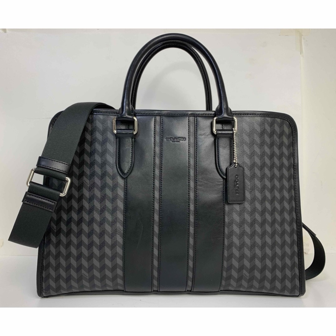 COACH - 美品 コーチ COACH レザー 2Way ビジネスバッグ COACH - 美品 コーチ COACH レザー 2Way ビジネスバッグ