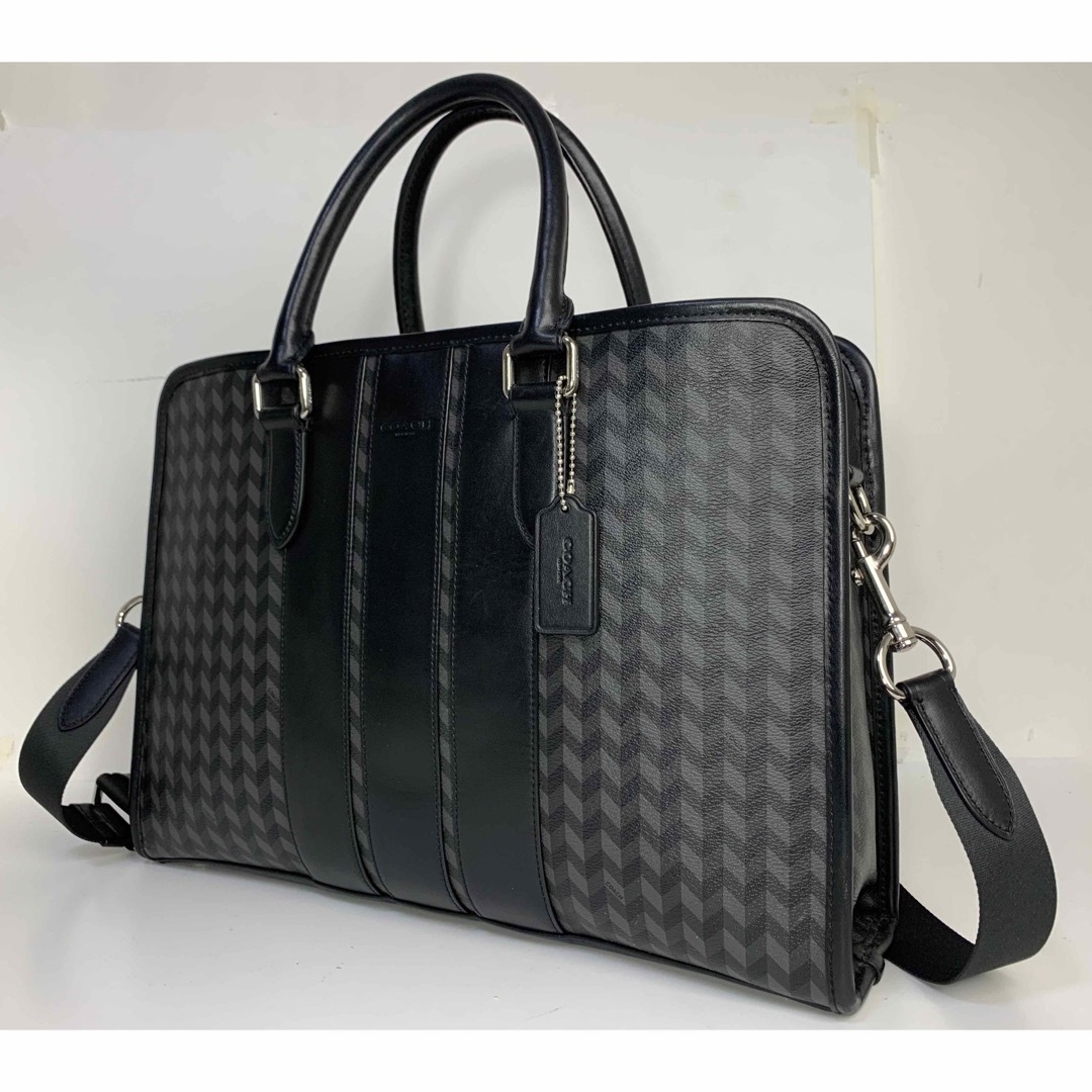 COACH - 美品 コーチ COACH レザー 2Way ビジネスバッグ COACH - 美品 コーチ COACH レザー 2Way ビジネスバッグ