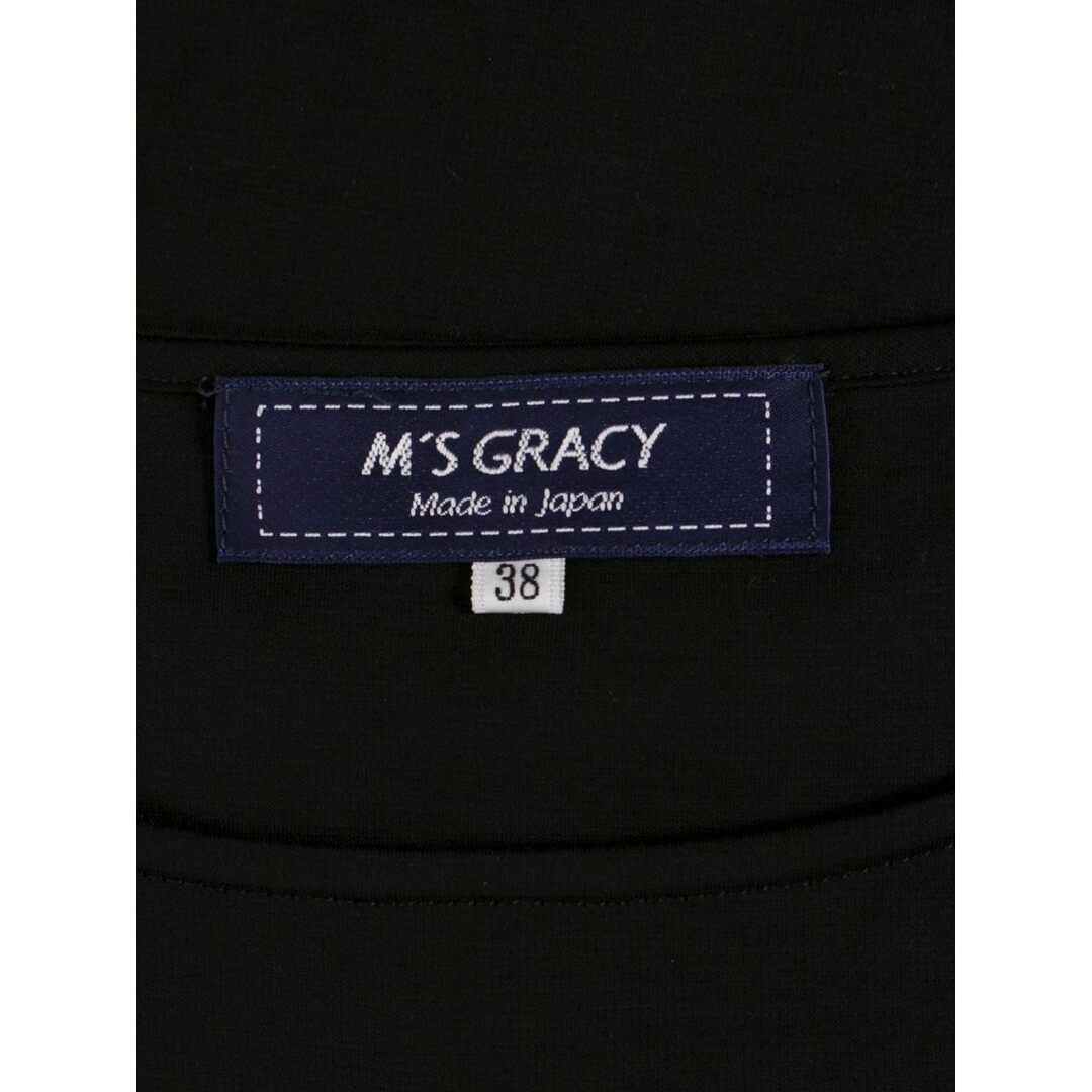 M'S GRACY - エムズグレイシー 215503 カットソー 38 ブラック M'S GRACY - エムズグレイシー 215503 カットソー 38 ブラック