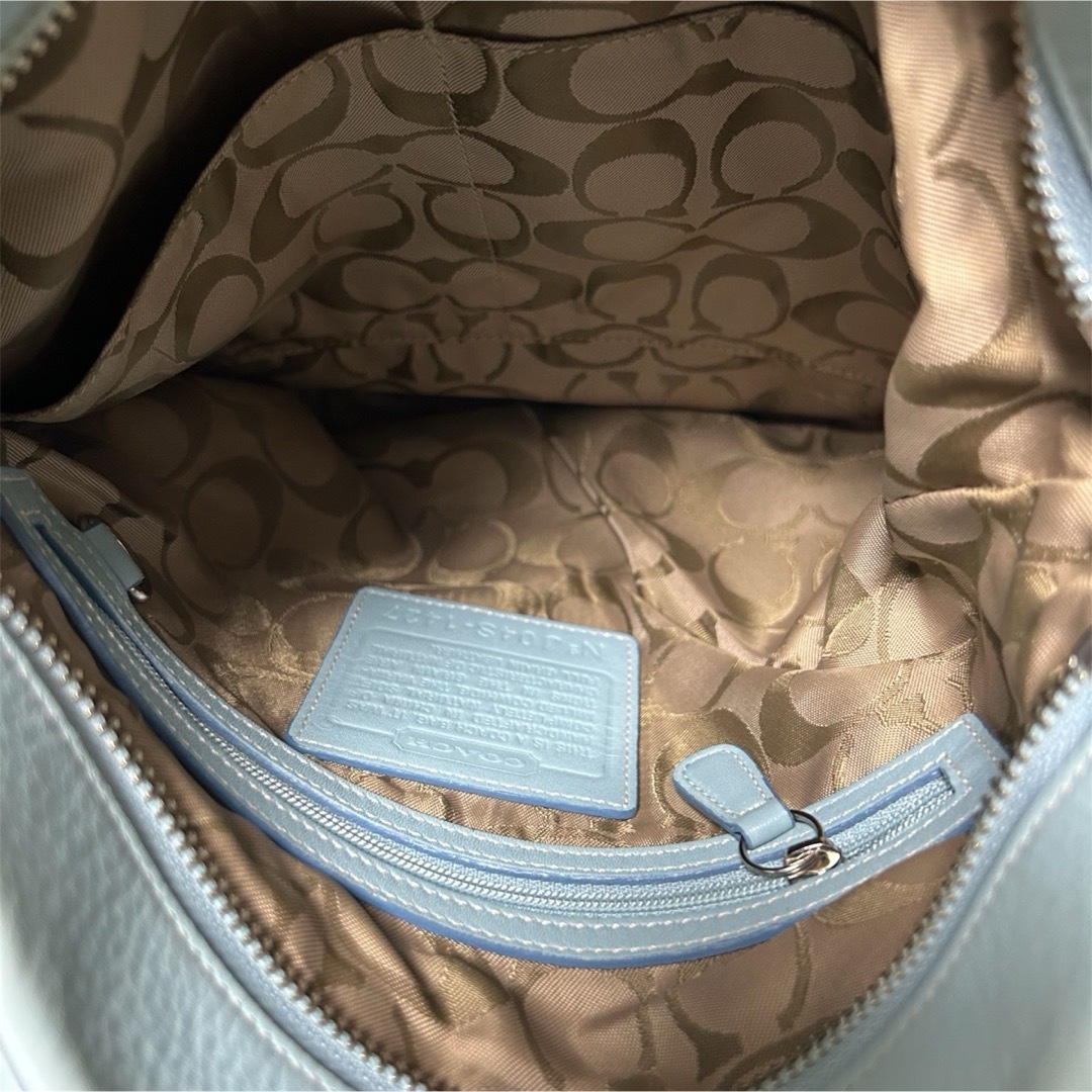 COACH - 【美品】COACH コーチ ショルダーバッグ レザー ライト COACH - 【美品】COACH コーチ ショルダーバッグ レザー ライト