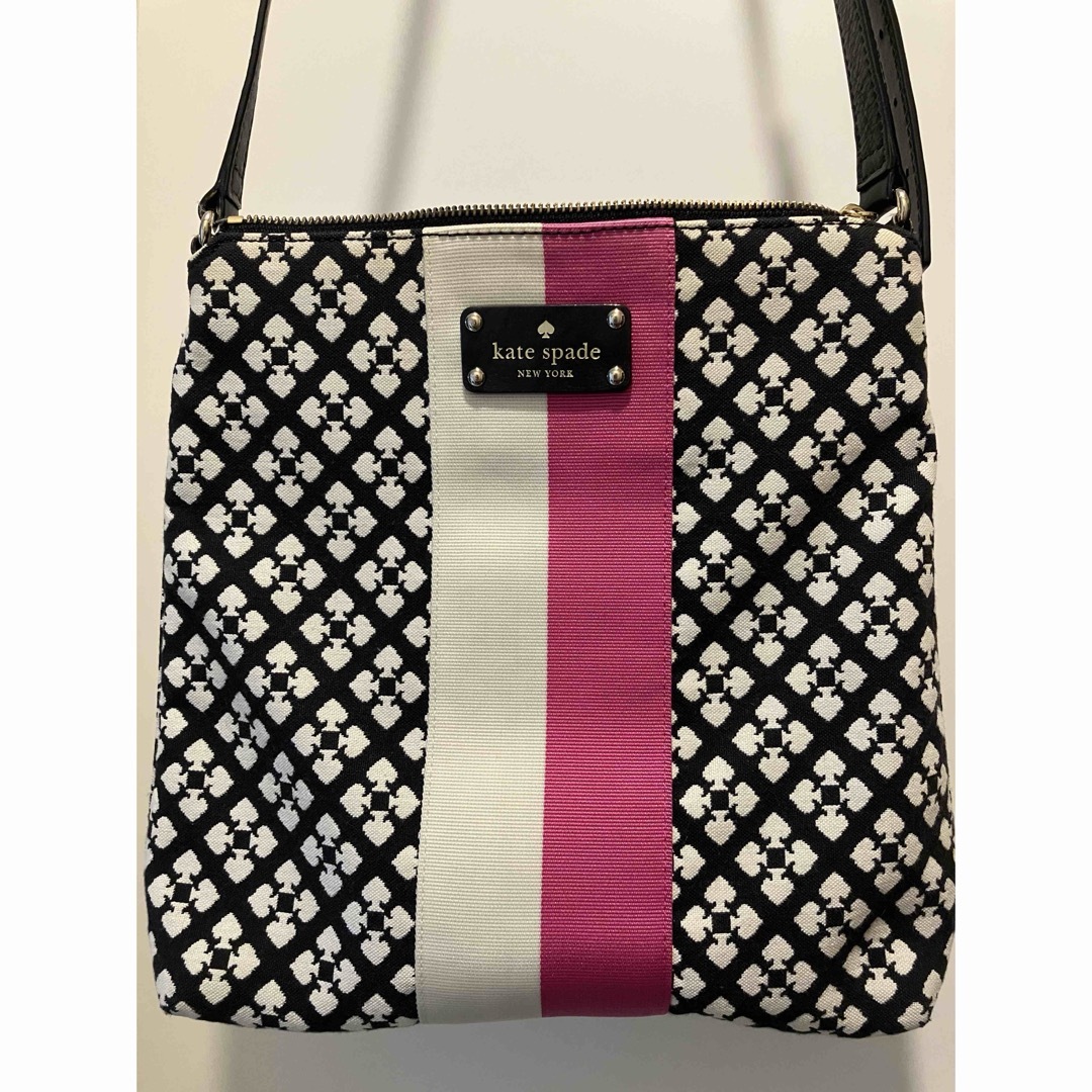 kate spade NEW YORK - ケイトスペード　ショルダーバッグ　キャンバス地　レディース 柄